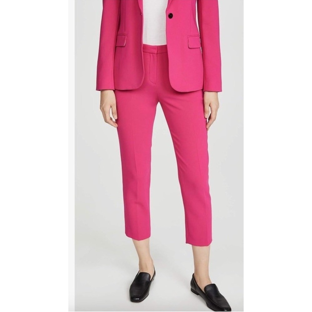 Theory‎ Women Dress Pants Size 10 - Tailored Stretch Career Trouser Hot Pink